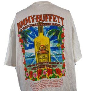 Jimmy Buffett I Dont Know Tour T Shirt Mens Size 2XL Coral Reefer Band 2017